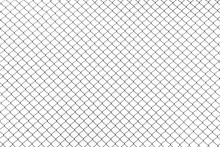 The Cage Metal Net On White Background