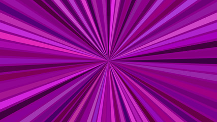 Poster - Purple psychedelic abstract striped starburst background design - vector explosion graphic