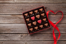 Heart Shaped Chocolate In Box