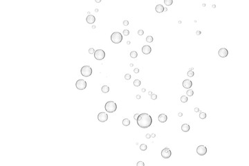 Wall Mural - Isolated fizz bubbles