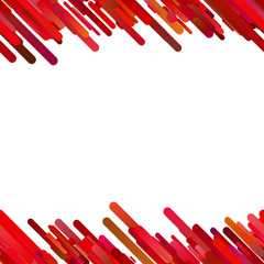 Poster - Red seamless abstract trendy gradient diagonal stripe pattern background - vector border design