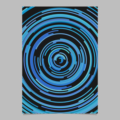 Poster - Abstract vector hypnotic poster background from concentric circles