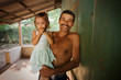 © Erickson Stock - View of a man with his little girl.