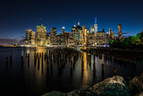 Fototapeta Miasto - New York City skyline from Brooklyn Bridge Park