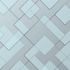 Aufkleber - squares abstract blue and grey background. jpeg