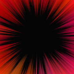 Poster - Red abstract psychedelic star burst background - vector explosion graphic design