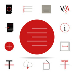 Poster - paragraph right  icon. text editor icons universal set for web and mobile