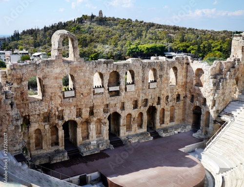 Fotografie, Obraz Odeon of Herodes Atticus or Herodeon, Ancient Stone Theatre, Athens, Greece