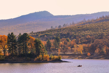 Sunset At Lake Cuyamaca 