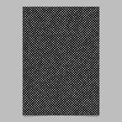 Poster - Grey abstract dot pattern brochure background - vector stationery template design