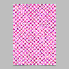 Poster - Pink abstract dot pattern brochure background - vector stationery template design
