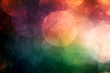 Leinwandbilder - Abstract Artistic Multicolored Connected Circular Shapes Texture Background
