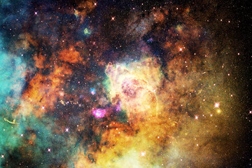 artistic abstract multicolored smooth galaxy artwork background