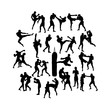 © martinussumbaji - Boxing Camp Activity Silhouettes, art vector design