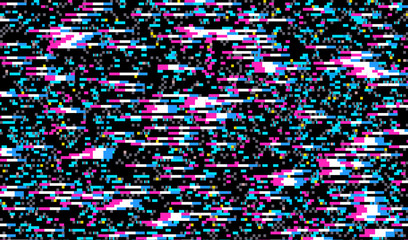 glitch texture pixel noise. test tv screen digital vhs background. error computer video. abstract bl