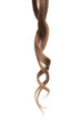 © MAKOVSKY ART - Thin curl of brown wavy hair, isolated on white background