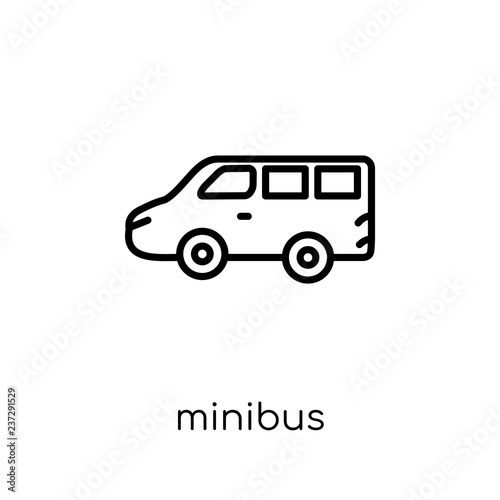 Fotografie, Obraz Minibus icon from Transportation collection.