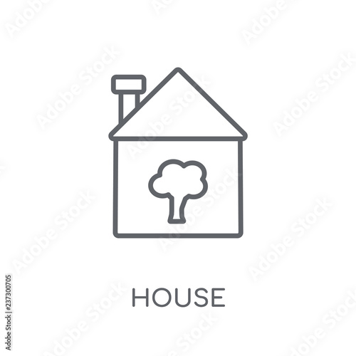 Greenhouse Linear Icon Modern Outline Greenhouse Logo Concept On