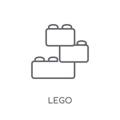 blocks linear icon. Modern outline blocks logo concept on white background from Entertainment and Arcade collection