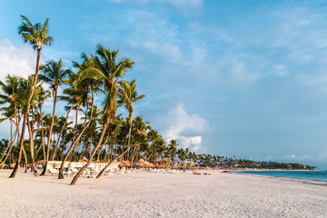 Canvas Print - Bavaro Beaches in Punta Cana, Dominican Republic