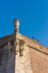 The Statue of an Angel Watching from Above