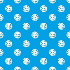 Poster - Tailor button pattern vector seamless blue repeat for any use