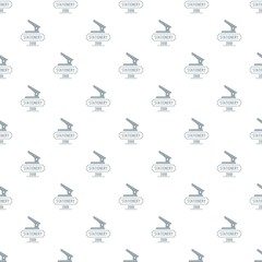 Wall Mural - Stapler pattern vector seamless repeat for any web design