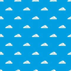 Poster - Business cloud pattern vector seamless blue repeat for any use
