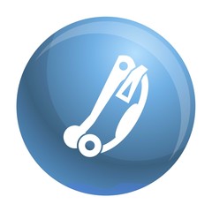 Poster - Climb mountain tool icon. Simple illustration of climb mountain tool vector icon for web design isolated on white background