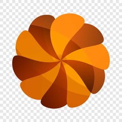 Poster - Swirl cookies icon. Cartoon of swirl cookies vector icon for web design  