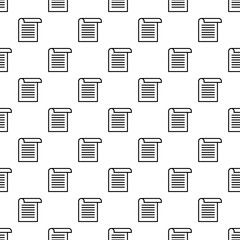 Poster - Office paper pattern seamless vector repeat for any web design