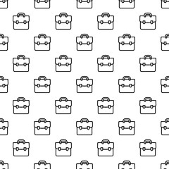 Poster - Suitcase pattern seamless vector repeat for any web design