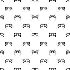 Poster - Eye glasses pattern seamless vector repeat for any web design