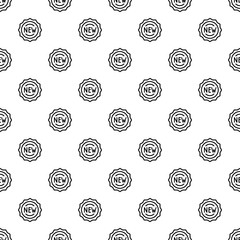 Poster - Brand new emblem pattern seamless vector repeat for any web design