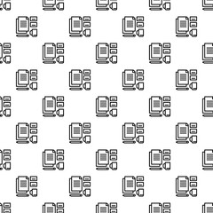 Poster - Office set tool pattern seamless vector repeat for any web design
