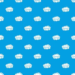 Poster - Technology cloud pattern vector seamless blue repeat for any use