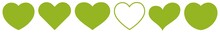 Heart Green | Eco | Nature | Love | Logo | Variations