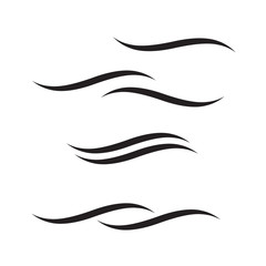 Wall Mural - Tattoo style swirls. swirls decoration vector set