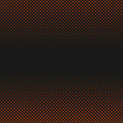 Poster - Halftone geometrical dot and square pattern background - vector graphic