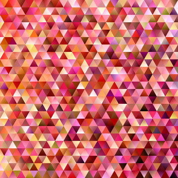 Gradient abstract tiled triangle pattern background - trendy mosaic vector illustration