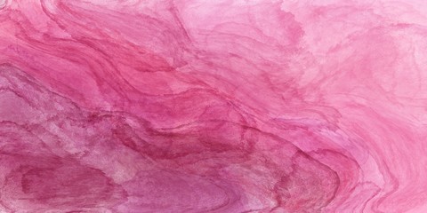  Abstract pink and white watercolour paint texture background. 