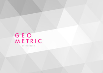 Aufkleber - White Geometric Background