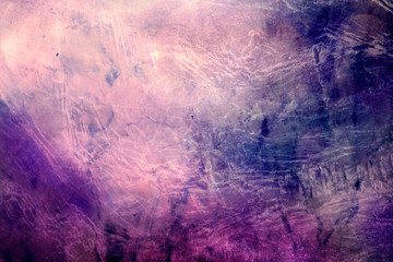 Poster - Abstract Artistic Smooth Colorful Foggy Galactic Texture As A Background