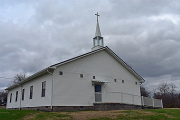 Wall Mural - old wooden church