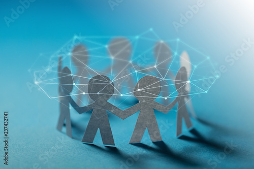 Cuadros en Lienzo comunità, pace, amicizia, bimbi, collaborazione