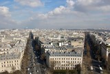 Fototapeta Big Ben - View from Arc de Triomphe in Paris, France
