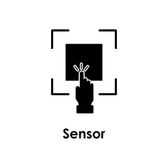 Aufkleber - click, hand, sensor icon. Element of business icon for mobile concept and web apps. Detailed click, hand, sensor icon can be used for web and mobile