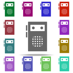 Poster - Dictaphone icon. Elements of dedective in multi color style icons. Simple icon for websites, web design, mobile app, info graphics