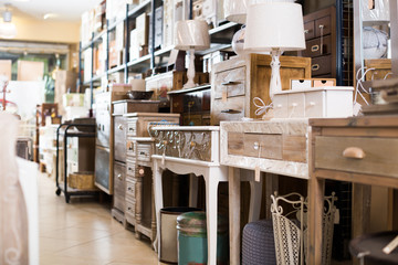 Wide variety of vintage furniture in  store