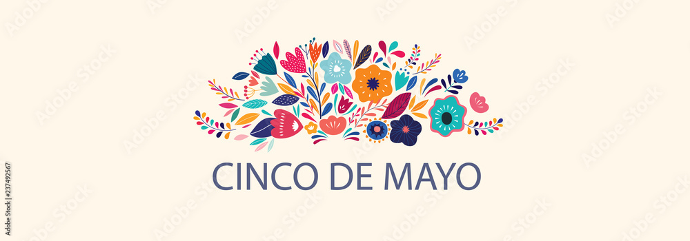 Vector illustration for Mexican holiday Dia de Los Muertos  - obrazy, fototapety, plakaty 